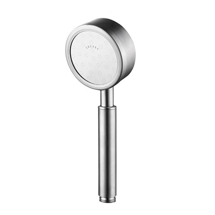 Removable and Washable 304 Stainless Steel Round Pressurized Handheld Shower Head, Size: 80mm, Pattern F