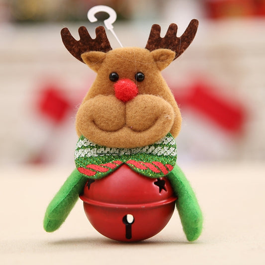 Christmas Tree Doll Bell Christmas Pendants Decorations, Random Style Delivery, Size: 11*7cm, Doll Bell