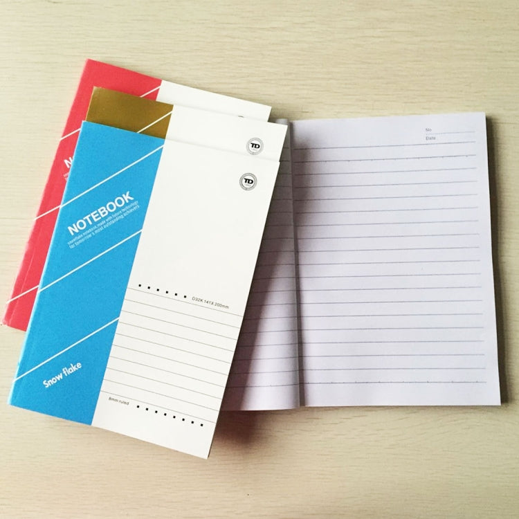 10 PCS 40 Pages A5 Soft Cover Diary Notebook Office Supply, Random Color Delivery, 40 Pages