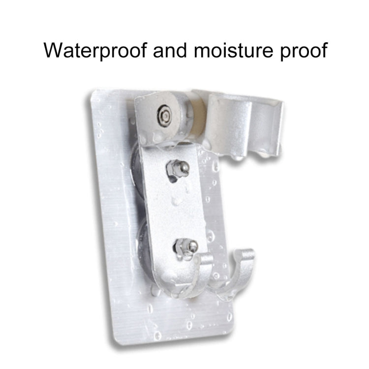 Space Aluminium Showerhead Holder Traceless Adjustable Bath Shower Bracket, Shower Bracket