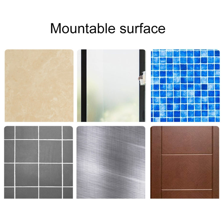 Space Aluminium Showerhead Holder Traceless Adjustable Bath Shower Bracket, Shower Bracket
