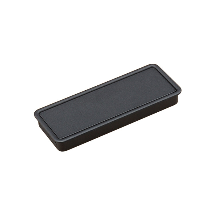 Simple Wardrobe Slotted Scrub Handle Concealed Recessed Drawer Invisible Handle, Hole Distance:96mm, 96mm
