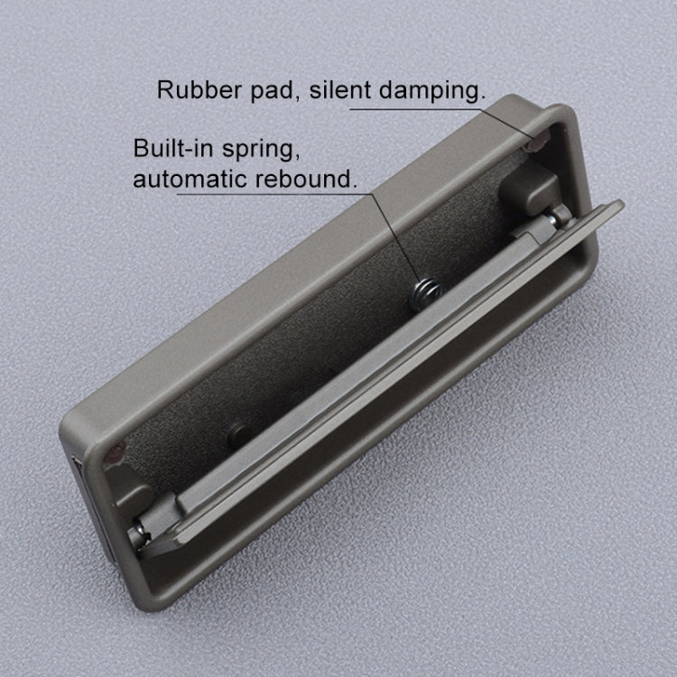 Simple Wardrobe Slotted Scrub Handle Concealed Recessed Drawer Invisible Handle, Hole Distance:96mm, 96mm