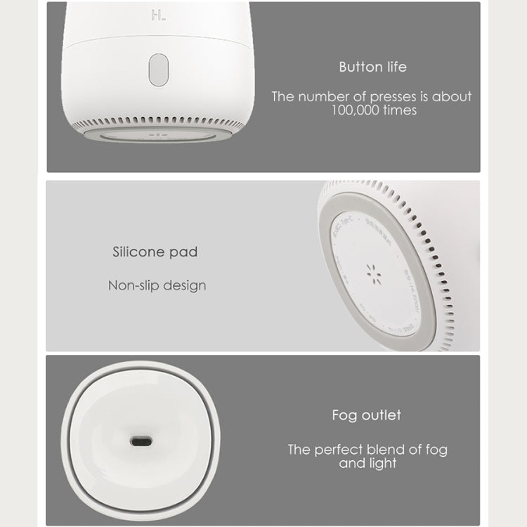 جهاز تنقية الهواء المنزلي والمكتبي المحمول الأصلي Xiaomi Youpin HL 5W، جهاز ترطيب الهواء بالروائح العطرية، (أبيض)