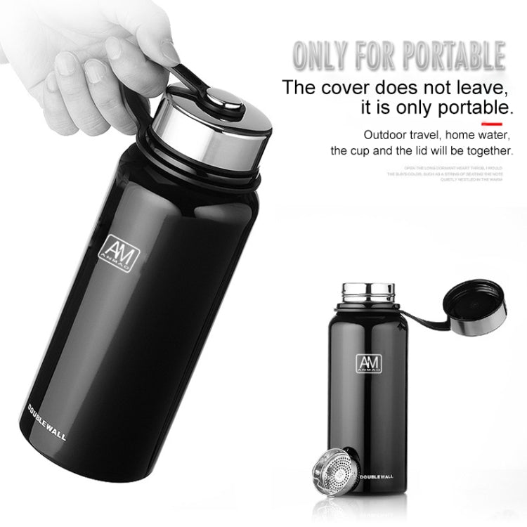 610ml Outdoor Vacuum Stainless Steel Heat Insulation Cup Portable Large Capacity Sports Bottle, 610ml