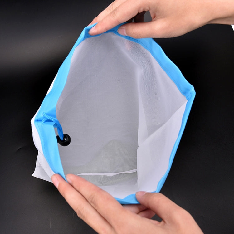 10 PCS Double-Stitched Strength Reusable Fruit Sandwich Pouch Mesh Storage Bags, Size: 30cm x 20cm, Random Color Delivery, Size: 30cm x 20cm