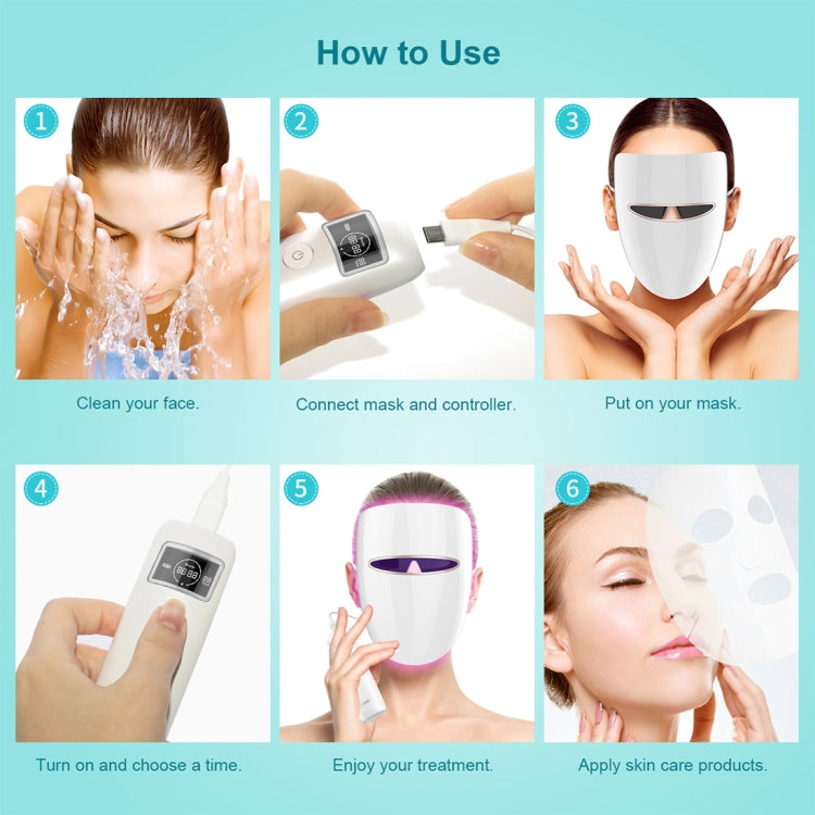 Xpreen Blue & Red Light Therapy Acne Treatment Face Mask