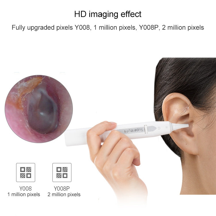 Supereyes Y008 Ear Nose Mouth Wireless Digital Electronic Endoscope, Y008