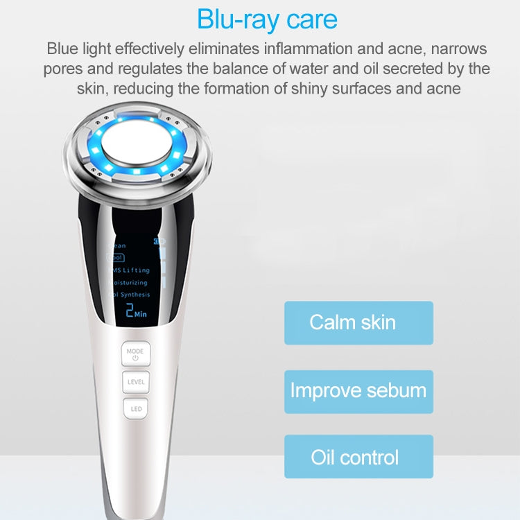 جهاز تجميل الوجه BLK-D818، جهاز تجديد البشرة بالألوان الساخنة والباردة، جهاز EMS Micro Current، جهاز تمهيدي للتجميل، BLK-D818 (وردي)، BLK-D818 (أبيض)