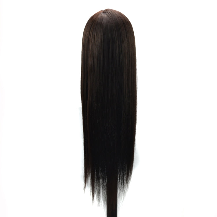Practice Disc Hair Braided Mannequin Head Wig Styling Trimming Head Model, Black, Grey, Marron, Purple, Beige, Sky Blue, Yellow, Brown
