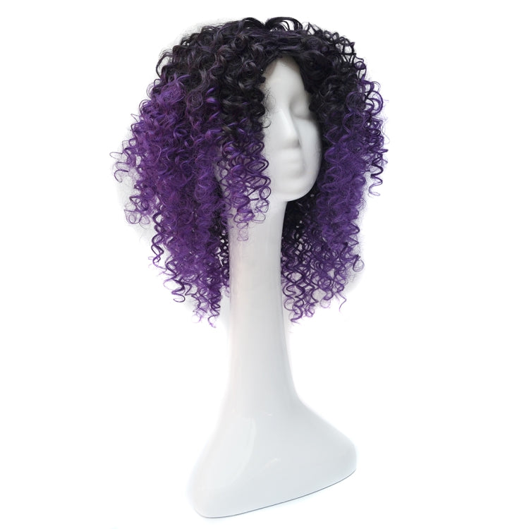 T191006 European and American Wig Headgear with Short and Small Curly Hair for Women