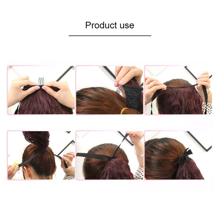 Natural Long Straight Hair Ponytail Bandage-style Wig Ponytail for Women,Length: 60cm, 60cm
