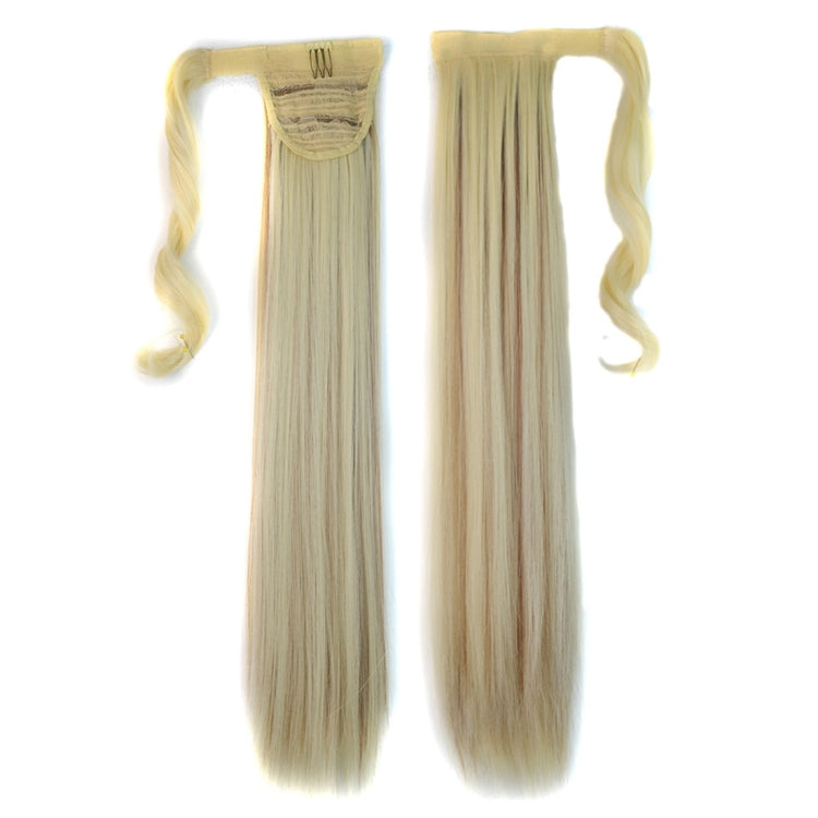 613H12# Invisible Seamless Bandage-style Wig Long Straight Hair Wig Ponytail, 613H12#
