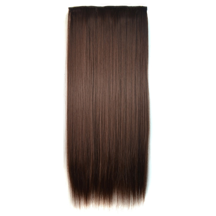6# One-piece Seamless Five-clip Wig Long Straight Wig Piece, 6#