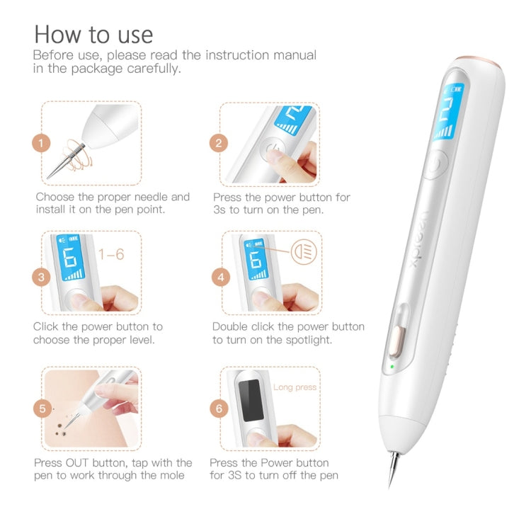 Professional Wireless Rechargeable Dark Spots & Tattoo Wart Removal Pen