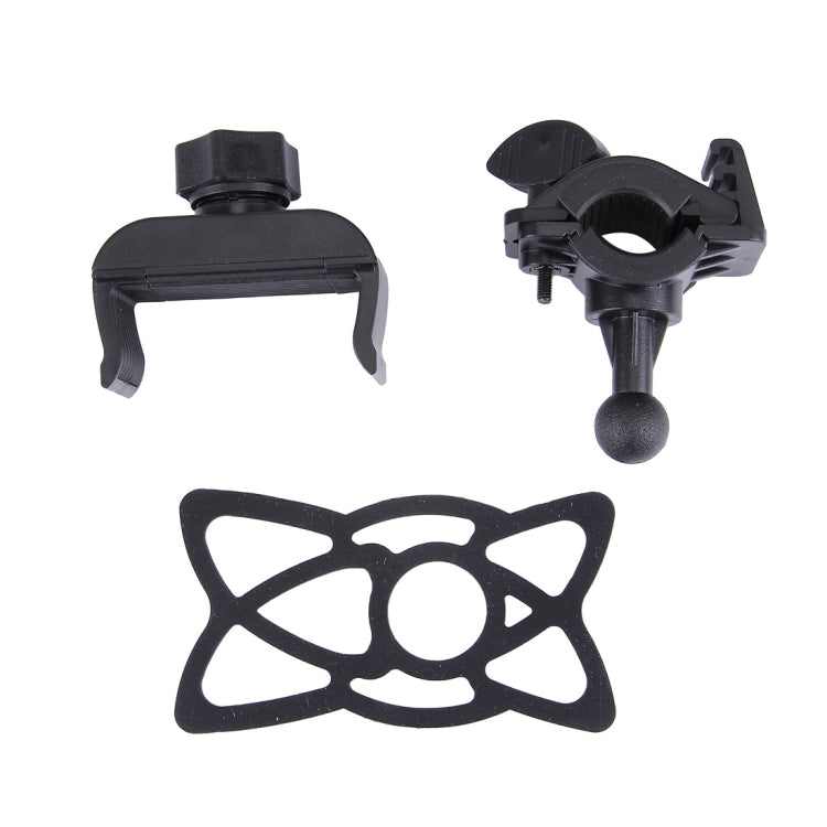 360 Degree Rotation Bicycle Phone Holder with Flexible Stretching Clip for iPhone 7 & 7 Plus / iPhone 6 & 6 Plus / iPhone 5 & 5C & 5s