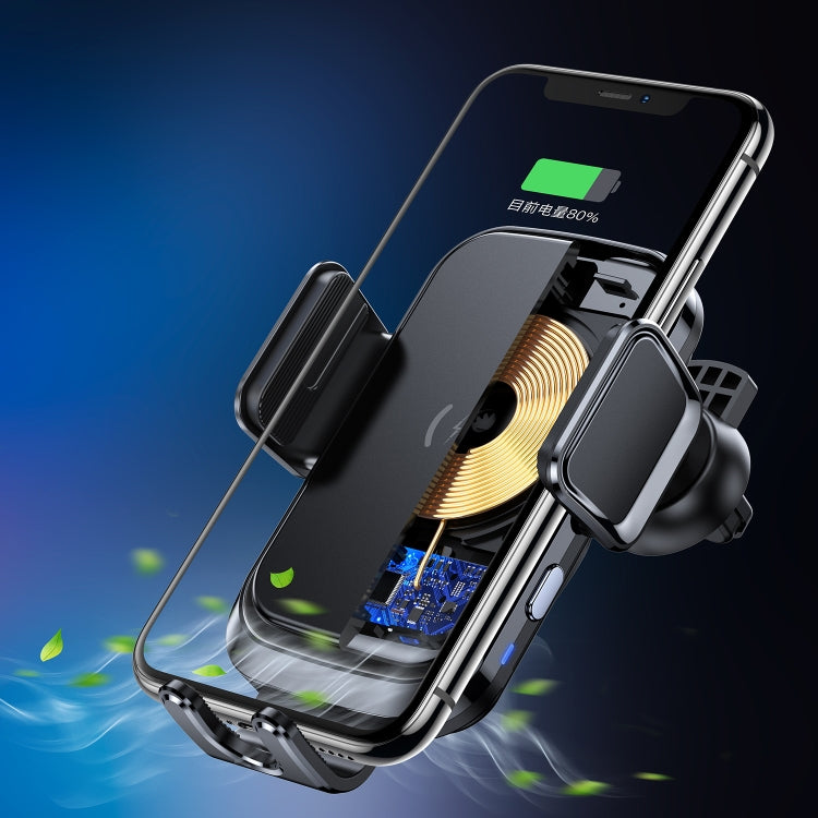 X7 Car Air Outlet Wireless Charging Mobile Phone Gravity Bracket Holder, Air Outlet