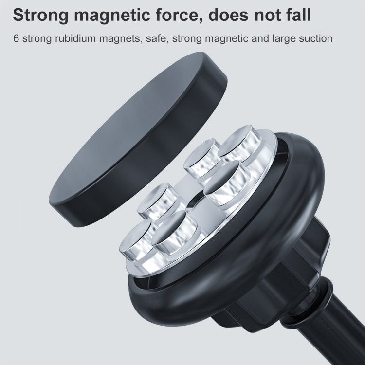 Universal Magnetic Retractable Rotating Car Mobile Phone Holder, Magnetic Retractable Rotating Phone Holder
