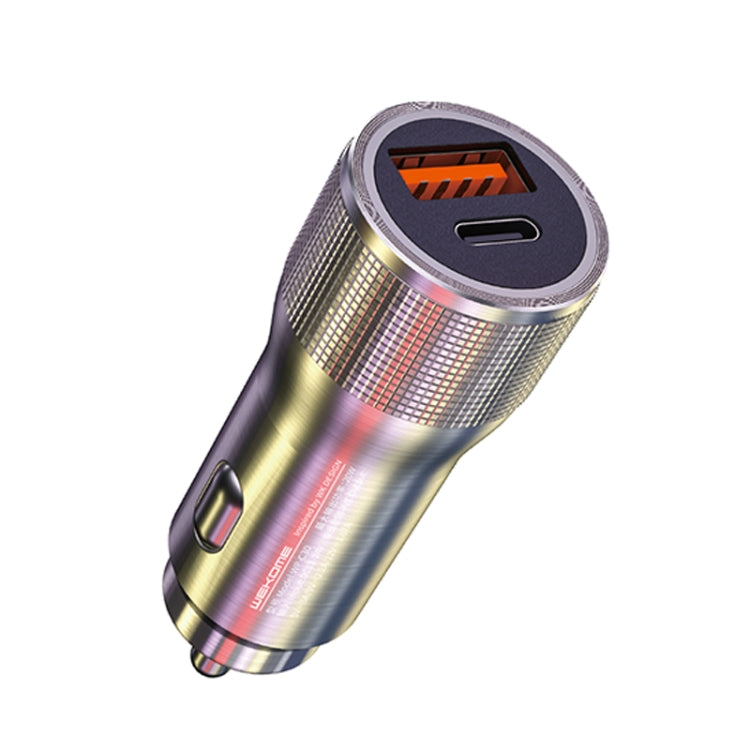 شاحن سيارة سريع WK WP-C30 بقوة 20 واط، بمنفذ USB + PD، وواجهة UB-C / Type-C، وسلسلة Flash، WP-C30 (أزرق)، WP-C30 (فضي)