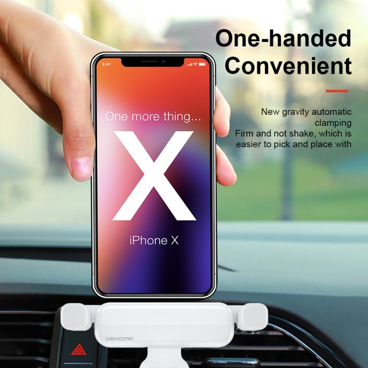 WK WA-S41 iDeal Series Car Gravity Bracket Car Air Outlet FoldingMobile Phone Holder Bracket, WA-S41