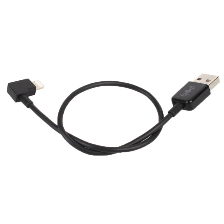 كابل توصيل بيانات بزاوية قائمة من USB إلى 8 دبابيس بطول 30 سم لطائرات DJI SPARK / MAVIC PRO / Phantom 3 و4 / Inspire 1 و2، من USB إلى 8 دبابيس