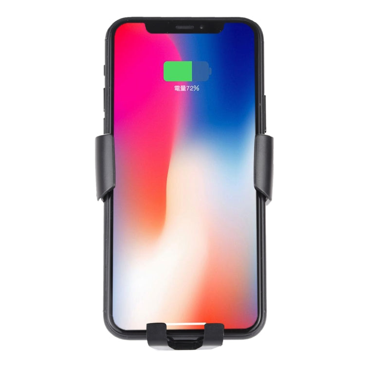 K81 10W QI Universal Rotating Gravity Induction Car Wireless Charging Mobile Phone Holder with Suction Cup, K81