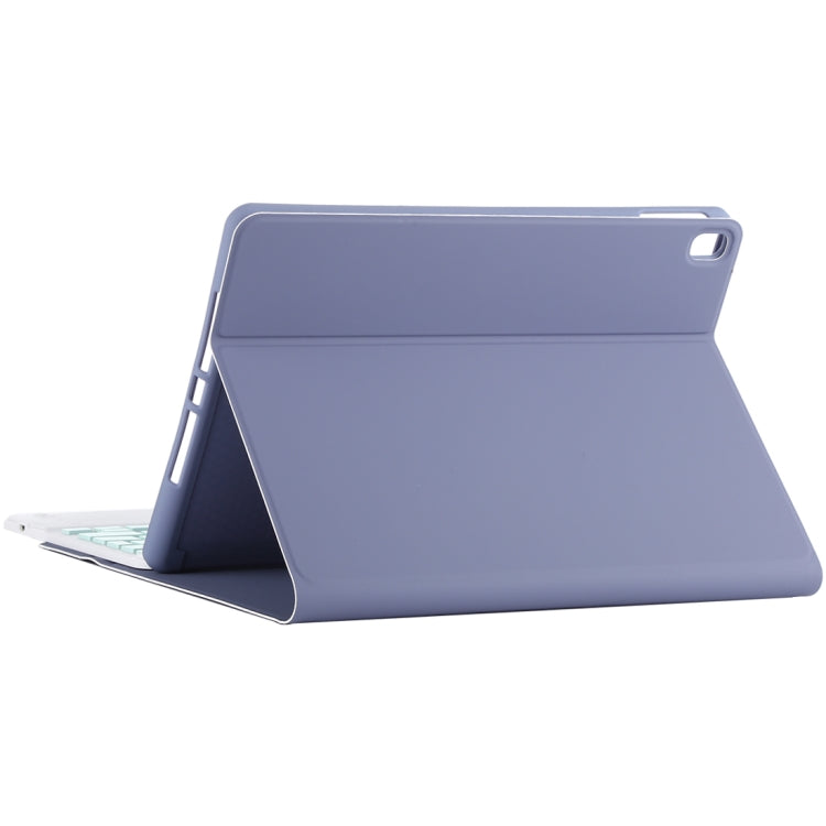 TG-102BC Detachable Bluetooth Green Keyboard + Microfiber Leather Tablet Case for iPad 10.2 inch / iPad Air (2019), with Touch Pad & Pen Slot & Holder, Green Keyboard
