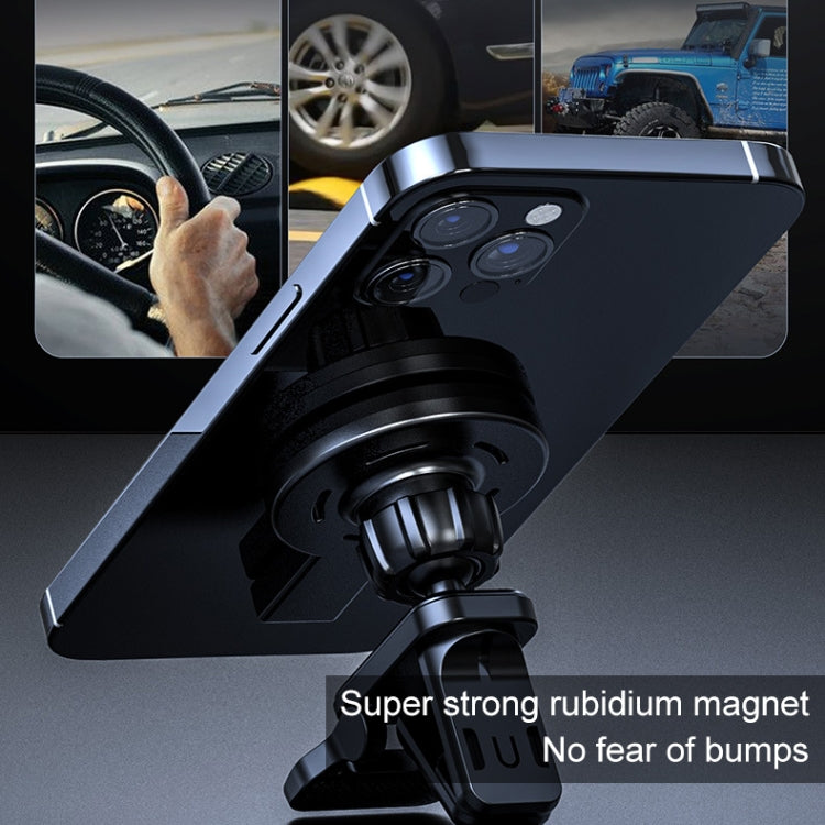 K07 15W Max Output Magnetic Car Air Outlet Bracket Wireless Charger, K07