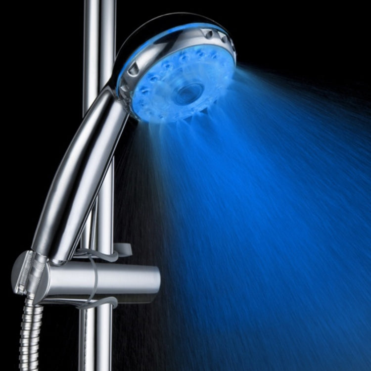 SDS-A21 15 LEDs ABS Temperature Sensor RGB LED Shower Head, Size: 22 x 8 x 4.5cm, Interface: 20mm, SDS-A21