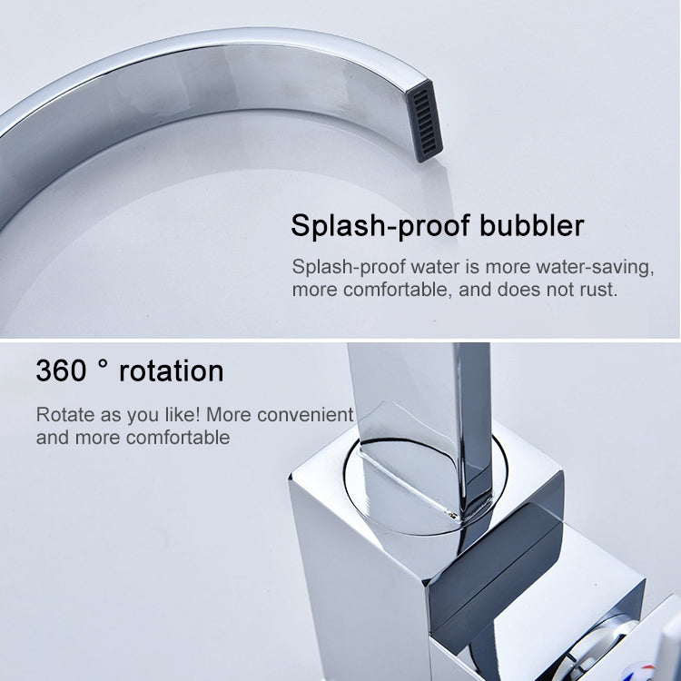 Rotatable Faucet Sinks Cold And Hot Water Tap, CN Plug, Rotatable Faucet
