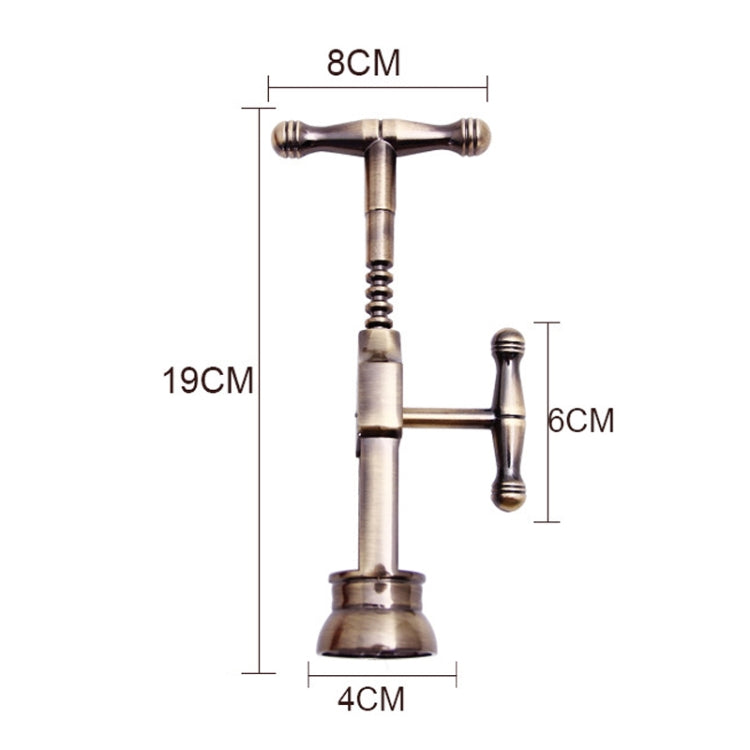 Multifunction Portable Screw Corkscrew Zinc Alloy Wine Bottle Opener, Packing: White Box, White Box