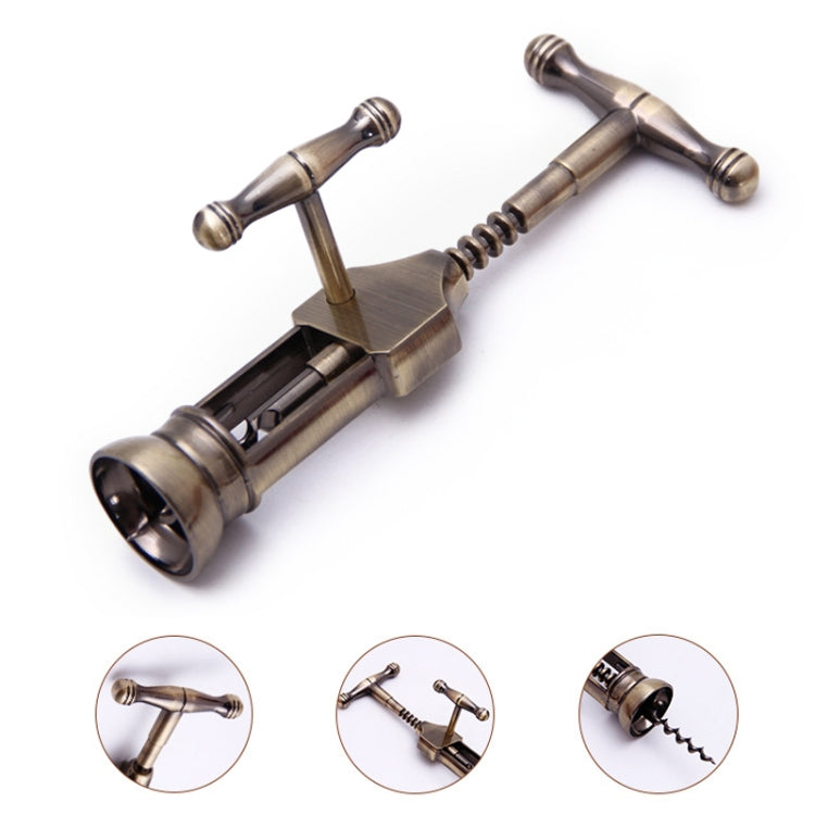Multifunction Portable Screw Corkscrew Zinc Alloy Wine Bottle Opener, Packing: White Box, White Box