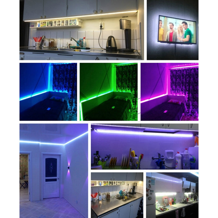 60 LEDs SMD 5050 with 50cm USB Interface Cable & 17 Keys Remote Control, DC 5V, 50cm Colorful Light