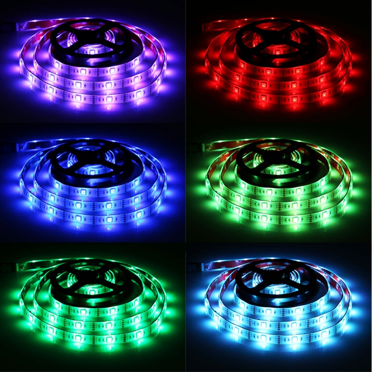 60 LEDs SMD 5050 with 50cm USB Interface Cable & 17 Keys Remote Control, DC 5V, 50cm Colorful Light