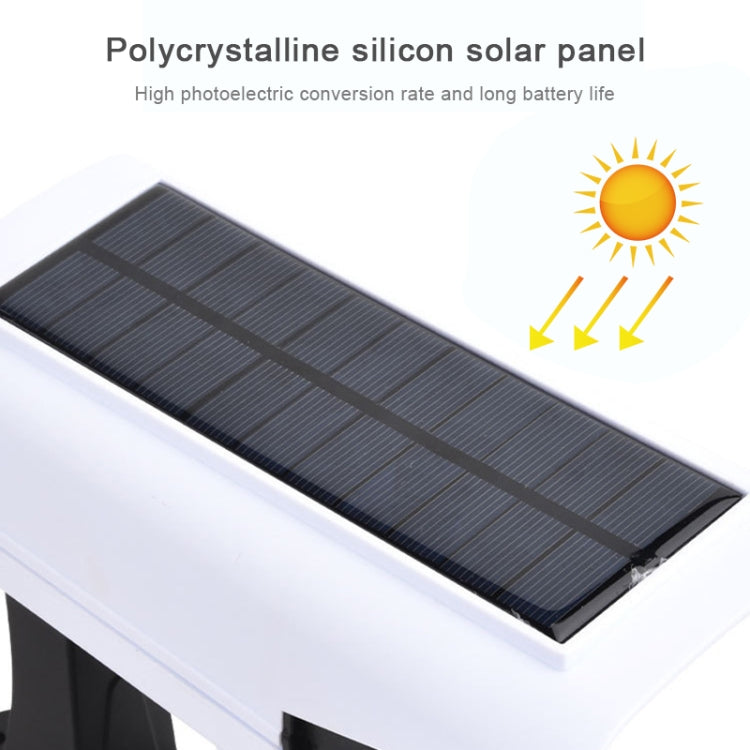 LED Solar human Body Infrared Induction Wall Lamp Simulation Monitoring Fake Camera