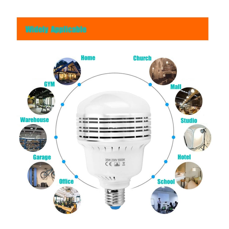 مصباح LED من مانتو PGL35، 35 واط، 120 فولت، 5500 كلفن، 3900 لومن، لإضاءة التصوير الفوتوغرافي، 120 فولت، 3900 لومن