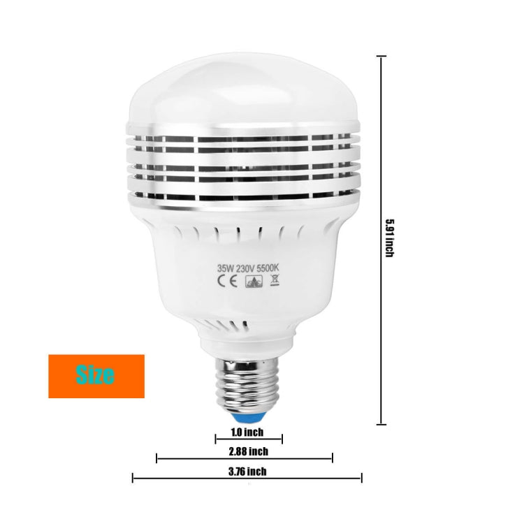 مصباح LED من مانتو PGL35، 35 واط، 120 فولت، 5500 كلفن، 3900 لومن، لإضاءة التصوير الفوتوغرافي، 120 فولت، 3900 لومن
