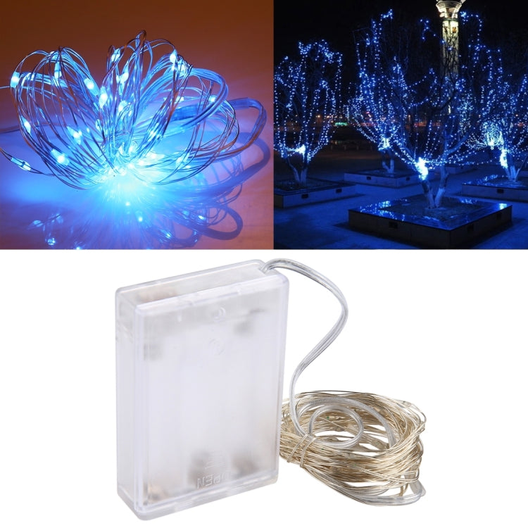 50 LEDs SMD 0603 3 x AA Batteries Box Fairy Lamp Decorative Light, DC 5V, 5m White Light, 5m Warm White, 5m Yellow Light, 5m Blue Light, 5m Colorful Light, 5m Pink Light, 5m Green Light, 5m Purple Light, 5m Red Light