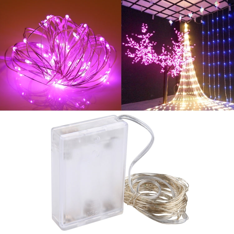 50 LEDs SMD 0603 3 x AA Batteries Box Fairy Lamp Decorative Light, DC 5V, 5m White Light, 5m Warm White, 5m Yellow Light, 5m Blue Light, 5m Colorful Light, 5m Pink Light, 5m Green Light, 5m Purple Light, 5m Red Light
