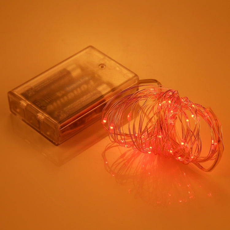 50 LEDs SMD 0603 3 x AA Batteries Box Fairy Lamp Decorative Light, DC 5V