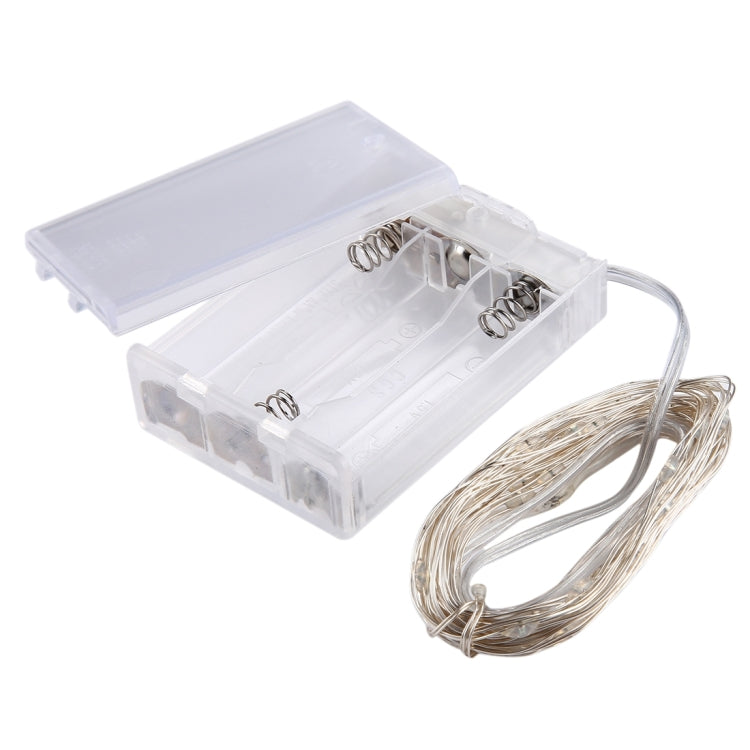 50 LEDs SMD 0603 3 x AA Batteries Box Fairy Lamp Decorative Light, DC 5V, 5m White Light, 5m Warm White, 5m Yellow Light, 5m Blue Light, 5m Colorful Light, 5m Pink Light, 5m Green Light, 5m Purple Light, 5m Red Light
