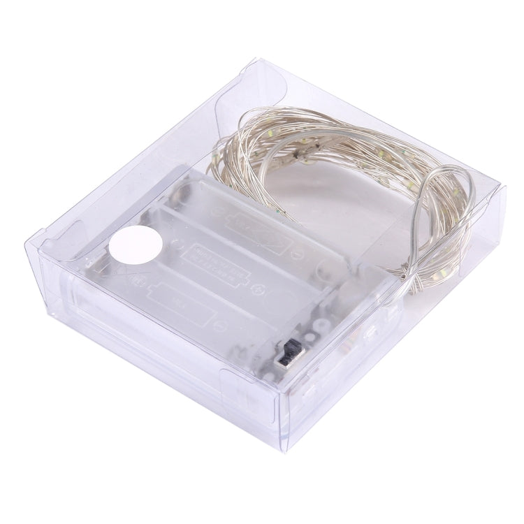 50 LEDs SMD 0603 3 x AA Batteries Box Fairy Lamp Decorative Light, DC 5V, 5m White Light, 5m Warm White, 5m Yellow Light, 5m Blue Light, 5m Colorful Light, 5m Pink Light, 5m Green Light, 5m Purple Light, 5m Red Light