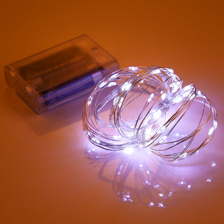 50 LEDs SMD 0603 3 x AA Batteries Box Fairy Lamp Decorative Light, DC 5V, 5m White Light, 5m Warm White, 5m Yellow Light, 5m Blue Light, 5m Colorful Light, 5m Pink Light, 5m Green Light, 5m Purple Light, 5m Red Light