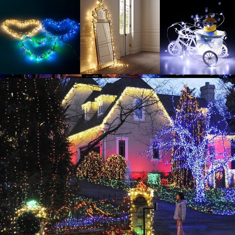 100 LEDs SMD 06033 x AA Batteries Box Fairy Lamp Decorative Light, DC 5V, 10m Pink Light, 10m Green Light, 10m Purple Light, 10m Red Light, 10m White Light, 10m Warm White, 10m Yellow Light, 10m Blue Light, 10m Colorful Light