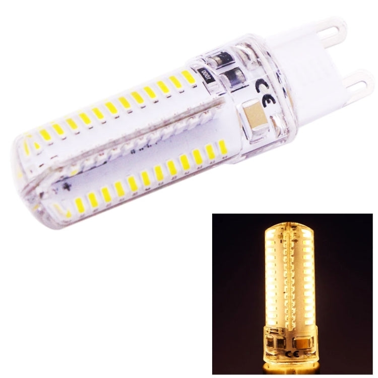 104 LED SMD 3014, AC 110V, G9 110V White Light, G9 110V Warm White