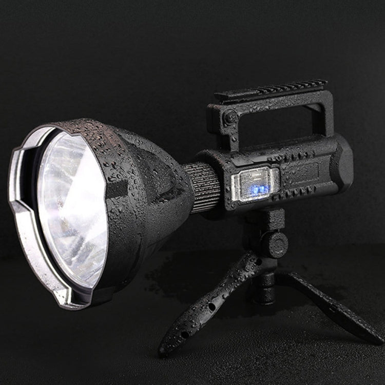 مصباح يدوي LED قوي قابل لإعادة الشحن W590 P50 بقوة 10 وات، كشاف خارجي بأربعة أوضاع مع حامل ثلاثي القوائم، W590 P50