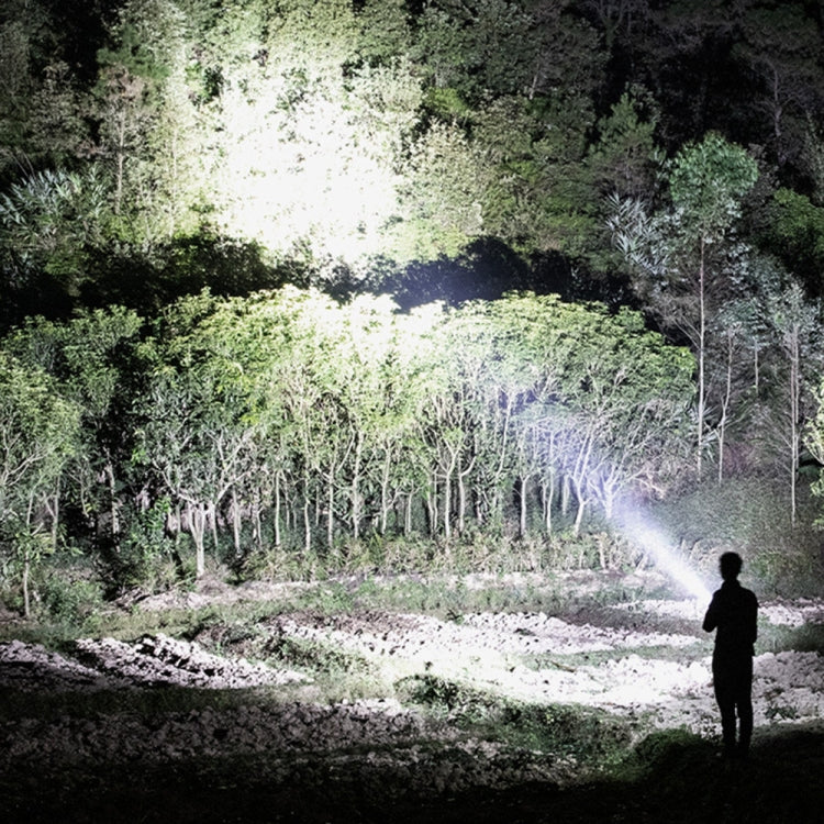 مصباح يدوي LED قوي قابل لإعادة الشحن W590 P50 بقوة 10 وات، كشاف خارجي بأربعة أوضاع مع حامل ثلاثي القوائم، W590 P50