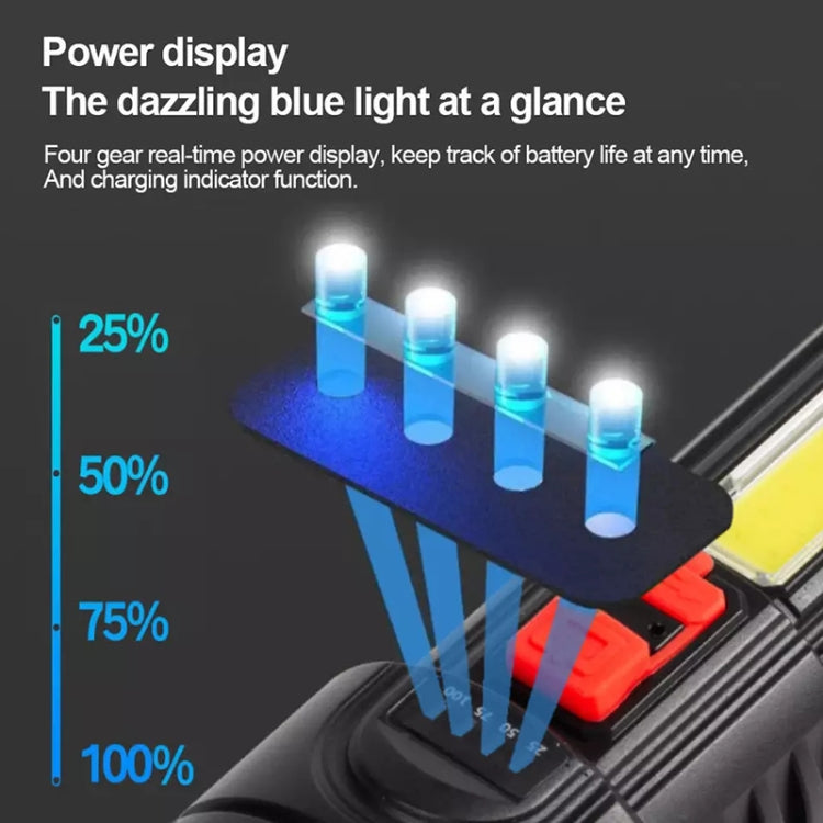 مصباح يدوي LED صغير محمول قابل لإعادة الشحن عبر USB L-822