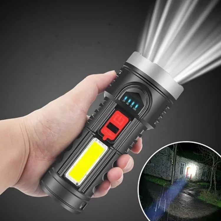 مصباح يدوي LED صغير محمول قابل لإعادة الشحن عبر USB L-822