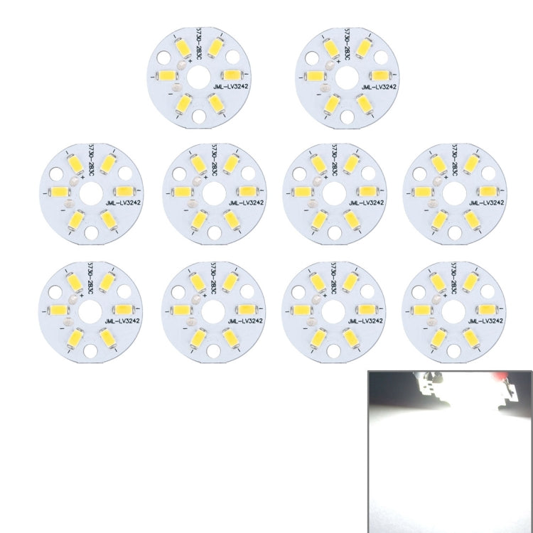 6 مصابيح LED 270 لومن 3000-6500 كلفن، القطر: 32 مم